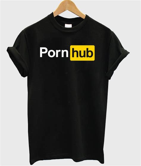 pornhub shirt|Pornhub Black Classic Logo T